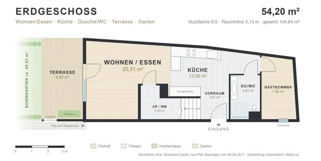 Innerstädtisches Wohnjuwel mit Haus-Charakter: Ihr flexibles Maisonette-Paradies mit Eigengarten in Bestlage – floor plan 1