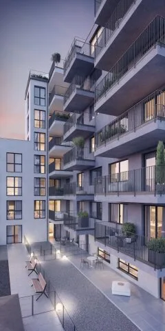 Top 8: 2-Zimmer-Erstbezug, 62 m² + Balkon 10 m² — Neubau Fleischmanngasse 6, 1040 Wien