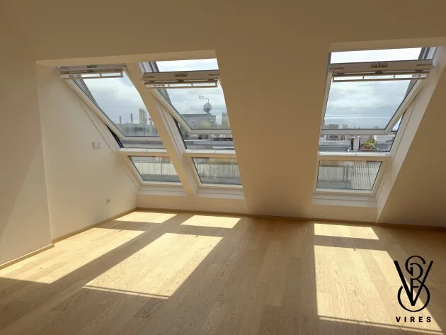 Top 31: 4-Zimmer-Penthouse-Maisonette, 113 m² + Dachterrasse 49 m² — Erstbezug Neubau, Fleischmanngasse 6, 1040 Wien