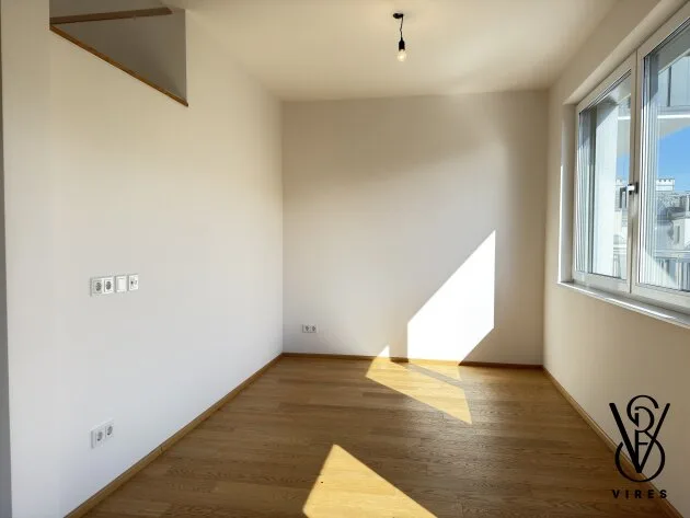 Top 34: 2-Zimmer-Dachgeschoss-Erstbezug, 73 m² + Terrasse 6 m² — Neubau Fleischmanngasse 6, 1040 Wien – Bild 2