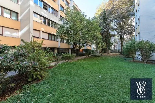 Haus: Allgemeingarten im Innenhof
